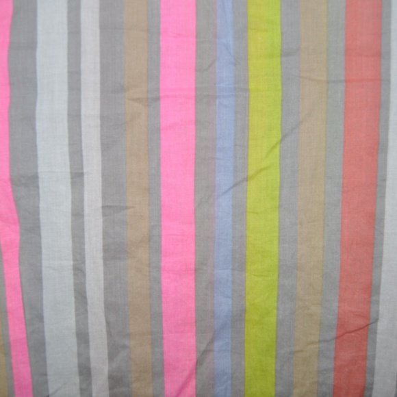 'FINAL' KFTK Vertical Striped Short Sleeve Top C4 - Picture 2 of 8